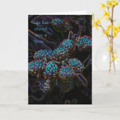 洗面所の…ハッピーバースデーのお兄さん カード (黄色い花)