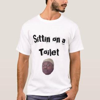 洗面所のSittin Tシャツ