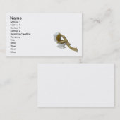 洗面所へのモデル病人 名刺 (正面/裏面)