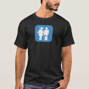 洗面所ベティ- "小さいディック" Tシャツ