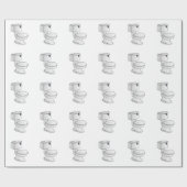 洗面所 ラッピングペーパー (フラット)