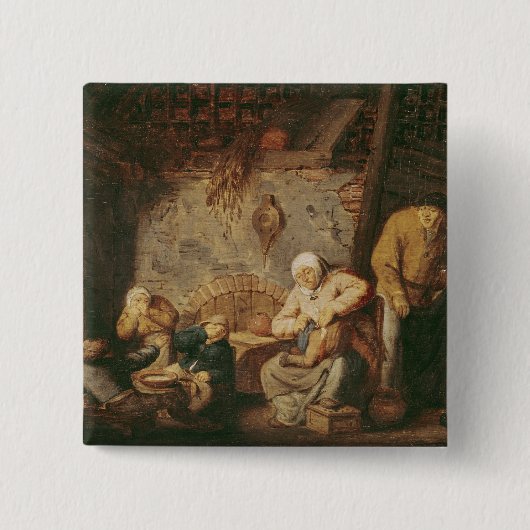 洗面所 缶バッジ (正面)