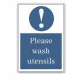 洗面用具シール シール (正面)