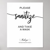 洗顔して仮面の看板を結婚取りなさい ポスター (正面)