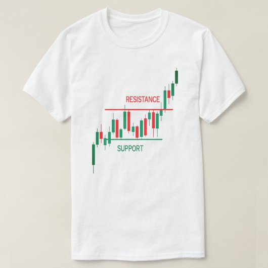 洞察力あるトレーダーのTシャツ Tシャツ (デザイン正面)