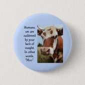 洞察力の欠乏 缶バッジ (正面)