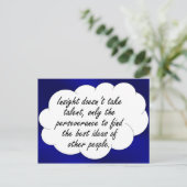 洞察力を持つ人材は必要素晴らしない ポストカード (スタンド正面)