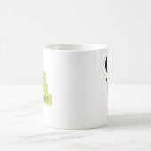洞察力を開く - 思考のためのミニマルシンボルマグ コーヒーマグカップ (中央)