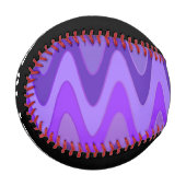 洞波パターン – 紫色の紫+あなたのアイディア 野球ボール (正面左)