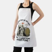 洞窟から出てくるキリスト教の復活Tシャツ エプロン (インサイチュ)