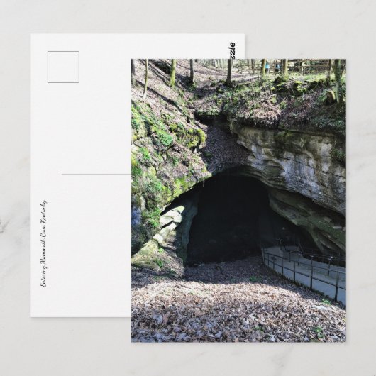 洞窟に入る – ポストカード (正面/裏面)