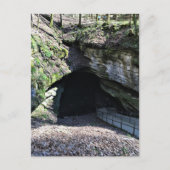 洞窟に入る – ポストカード (正面)