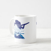 洞窟のダイバー コーヒーマグカップ (正面左)