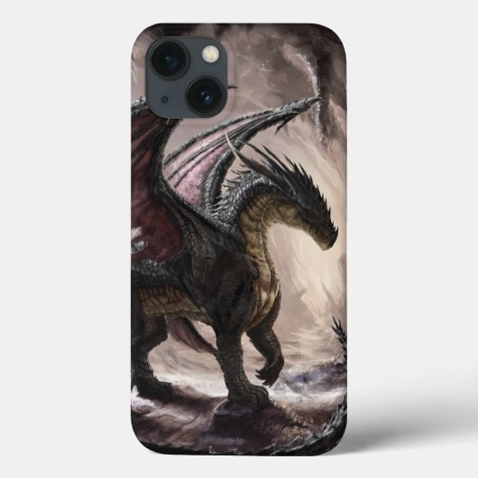 洞窟のドラゴン Case-Mate iPhoneケース (裏面)