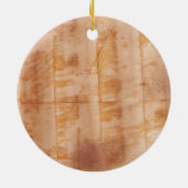 洞窟のベンチ セラミックオーナメント (裏面)