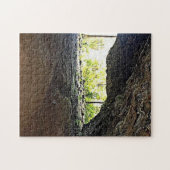 洞窟の中で作成された ジグソーパズル (横)