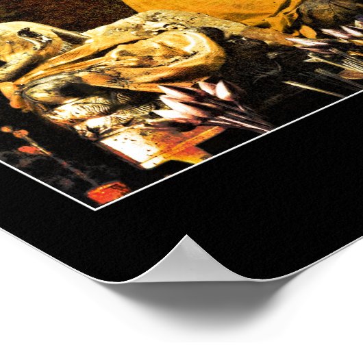 洞窟の僧侶 ポスター (角)