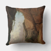 洞窟の口（1784年）ヒューバート・ロバート クッション (裏面)