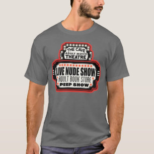 洞窟の大人劇場を廃止したロサンゼルス Tシャツ