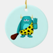 洞窟の怪物 セラミックオーナメント (裏面)