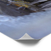 洞窟の氷柱 ポスター (角)