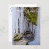 洞窟の氷柱 ポストカード (正面/裏面)