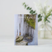 洞窟の氷柱 ポストカード (スタンド正面)