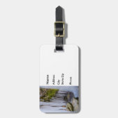 洞窟の氷柱 ラゲッジタグ (正面縦)