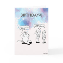 洞窟の漫画:誕生日、この岩！