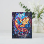 洞窟の火吹き竜 ポストカード (スタンド正面)