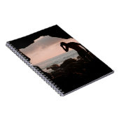 洞窟の男のシルエット ノートブック (右側)