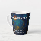 洞窟の空 カフェラテマグ (左アングル)