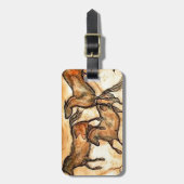 洞窟の馬** ラゲッジタグ (正面縦)