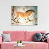 洞窟スケッチラスコーフランスの先史時代 キャンバスプリント (インサイチュ (リビング))