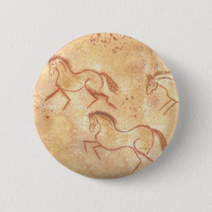 洞窟スケッチ絵画ズオブワイルドウマ 缶バッジ
