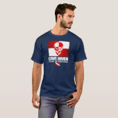 洞窟ダイバー – エッジアパレルに住む Tシャツ (正面フル)