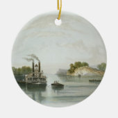 洞窟ロック、オハイオ州の意見は、Volumからの7つをめっきします セラミックオーナメント (正面)