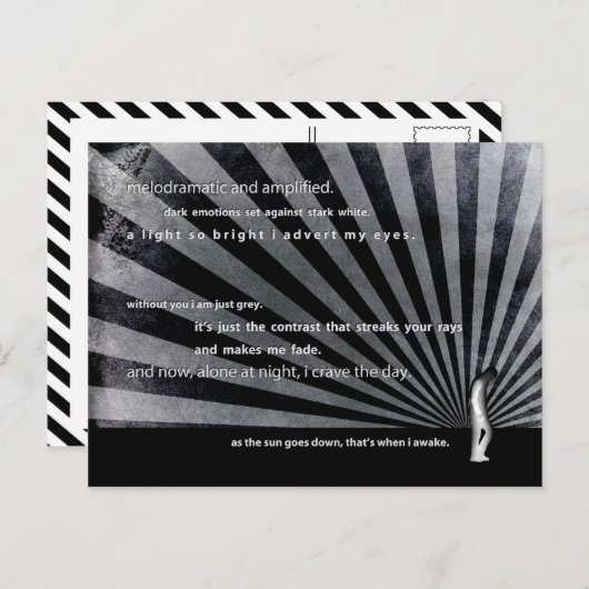 洞窟住人。 ポストカード (正面/裏面)