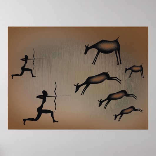 洞窟初期のアートポスター ポスター (正面)