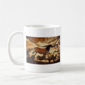 洞窟壁画のマグ コーヒーマグカップ (左)