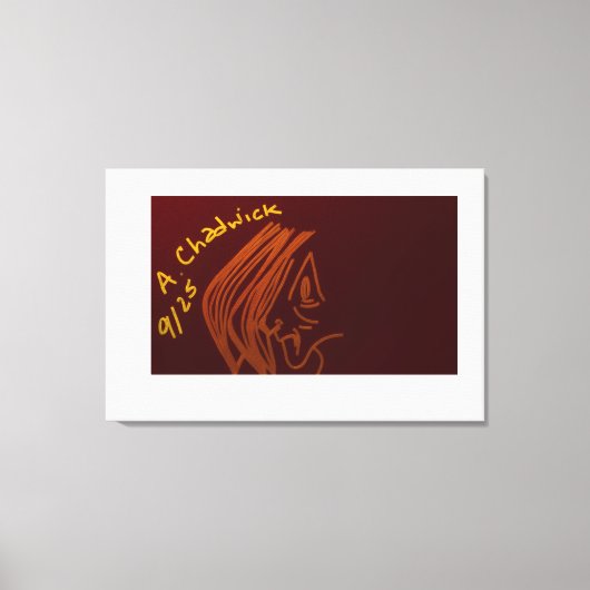 洞窟壁画ストレッチキャンバス キャンバスプリント (正面)