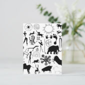 洞窟壁画 – 原始美術 ポストカード (スタンド正面)