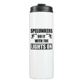 洞窟探検者は明かりをつけてやる タンブラー (正面)