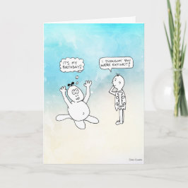 洞窟漫画：私の誕生日だ！ カード