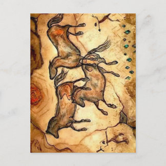 洞窟馬** ポストカード