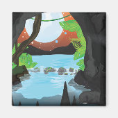 洞窟 マグネット (正面)