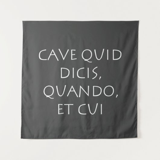 洞窟quid dicis quando et cui タペストリー (正面)