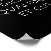 洞窟quid dicis quando et cui ポスター (角)