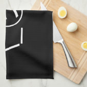 津加奈shrug絵文字の二つ㋡の_/ Kaomoji日本の キッチンタオル (四つ折り)