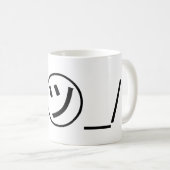 津加奈shrug絵文字の二つ㋡の_/ Kaomoji日本の コーヒーマグカップ (正面右)